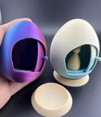 Maison-œuf de Pâques avec porte ouvrante — photo 6