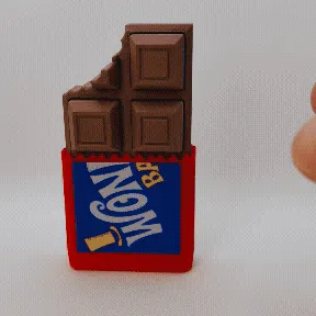 Chocolate Candy Bar Clicker Fidget view 3