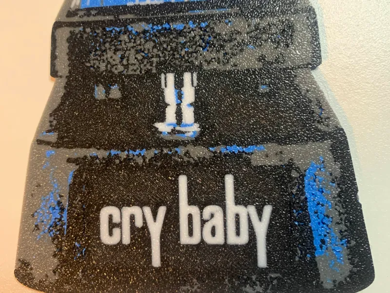 CRY BABY Wah Pedal Guitar Art