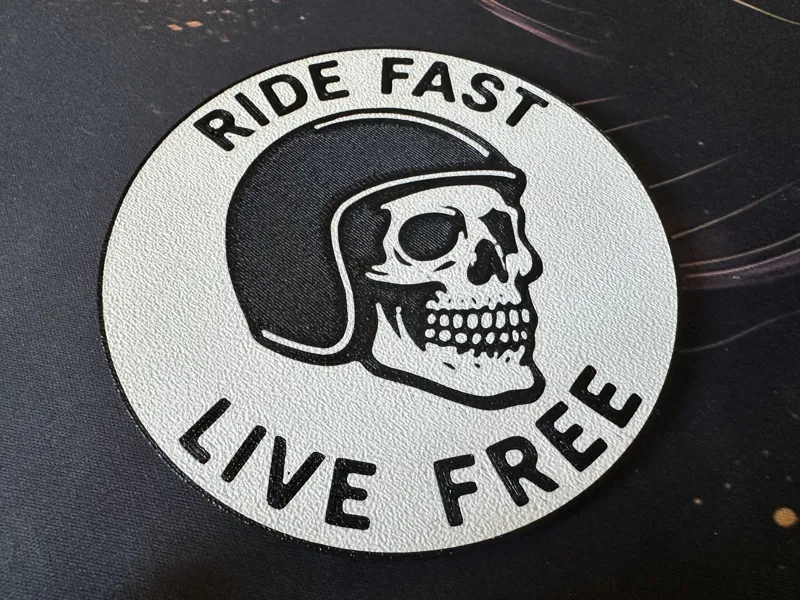 Coaster Sous verre Biker