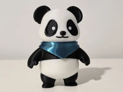 Cute Panda with Bandana