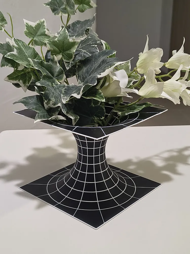 Einstein-Rosen Wormhole Planter – Flower Pot - Free 3D Print Model ...