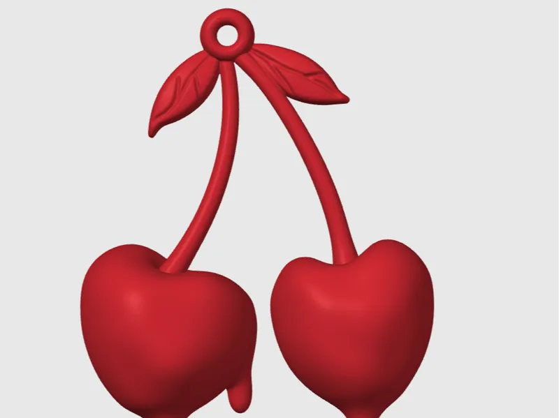 Cherry key chain