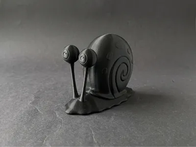 Whimsical Snail Figurine (Stylized Animal Decor)