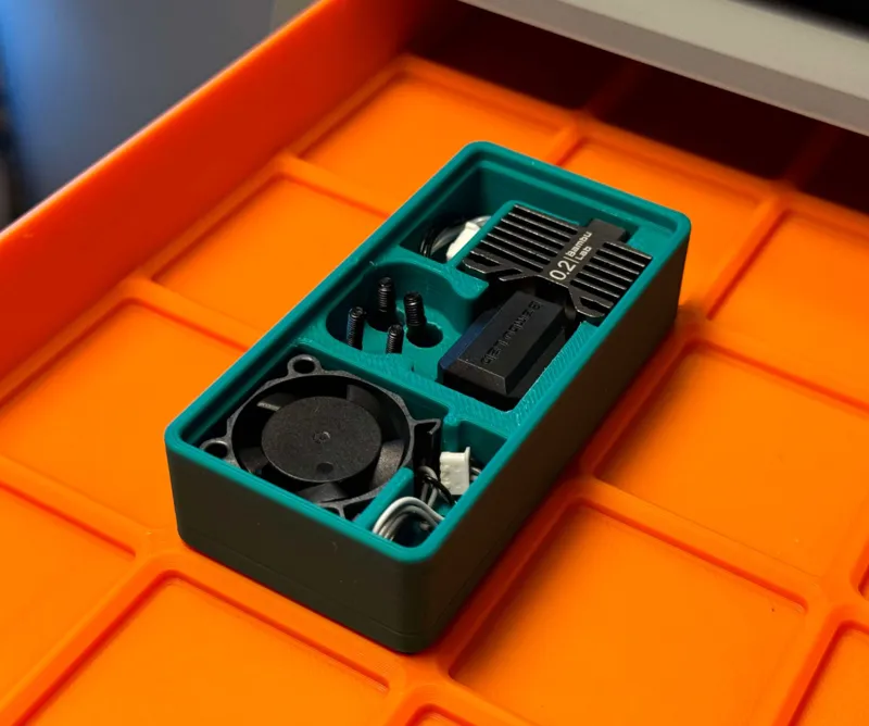 Gridfinity Bambulab X1/X1C Hotend Assembly Case