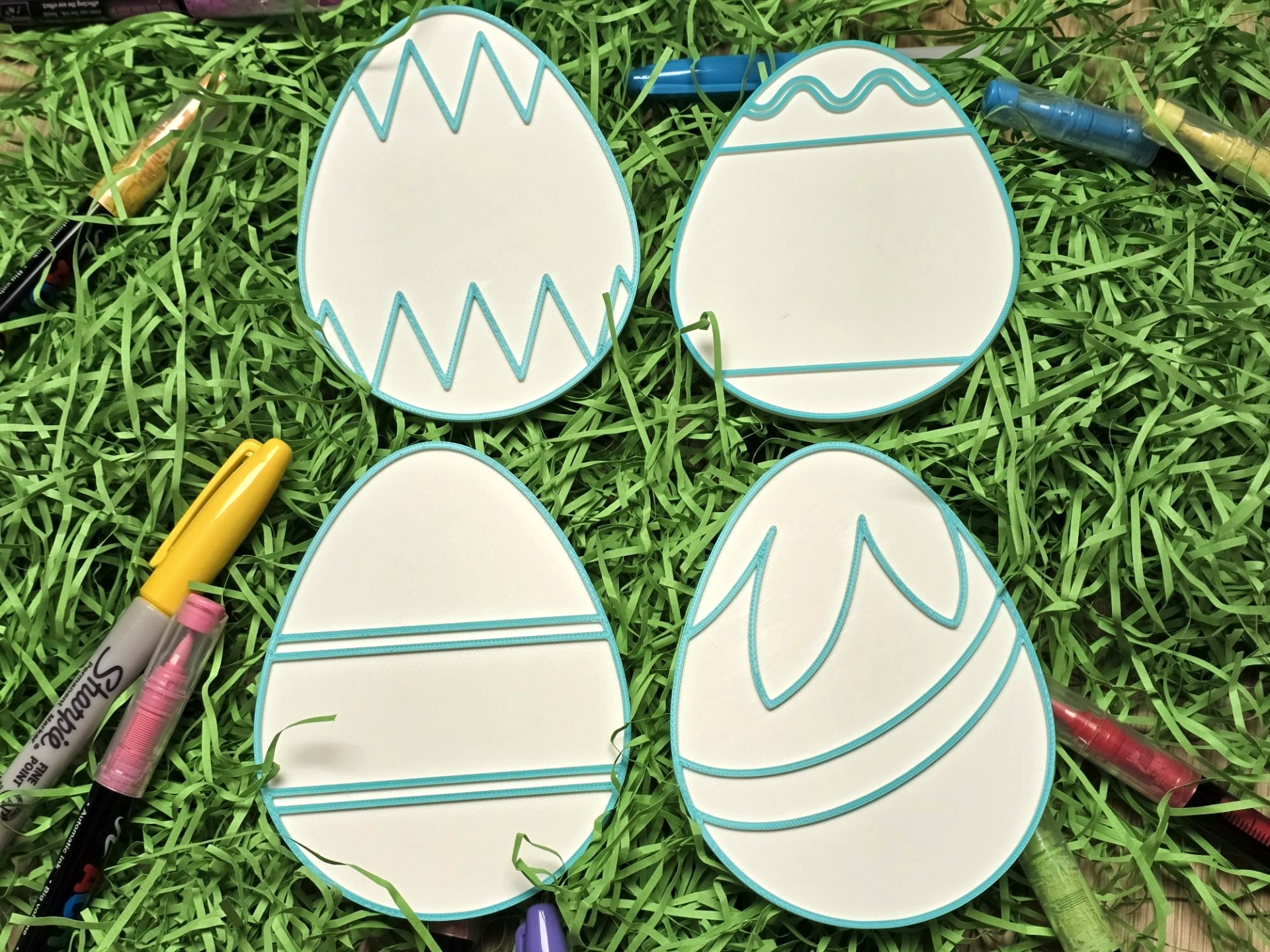Egg Coloring Easter Pack Craft Ostern Festive