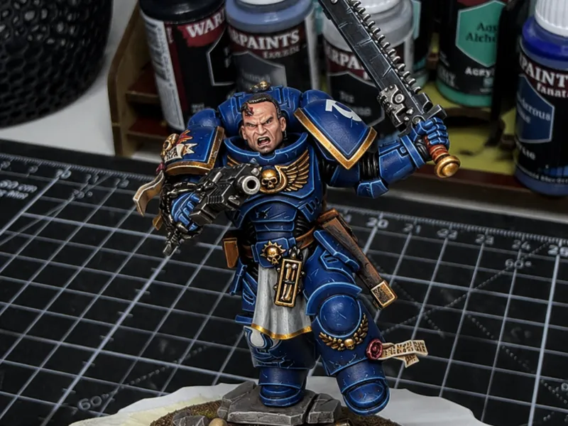 Lieutenant Titus,  Grimdark Space Marine