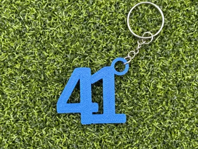 41 Keychain / Backpack Charm