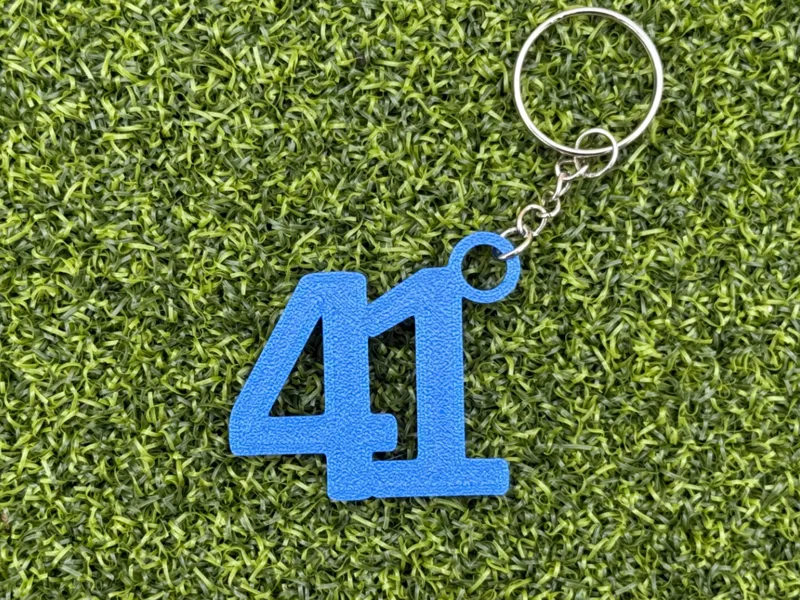 41 Keychain / Backpack Charm