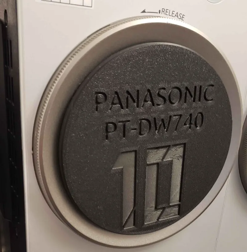Dust Cap for a Panasonic PT-DW740 Projector