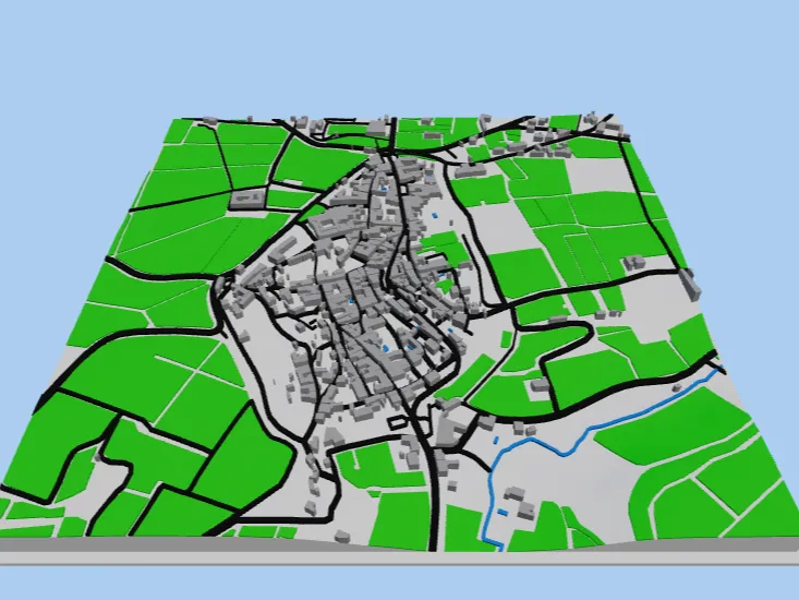Carte de Saint-Emilion / Saint-Emilion Map
