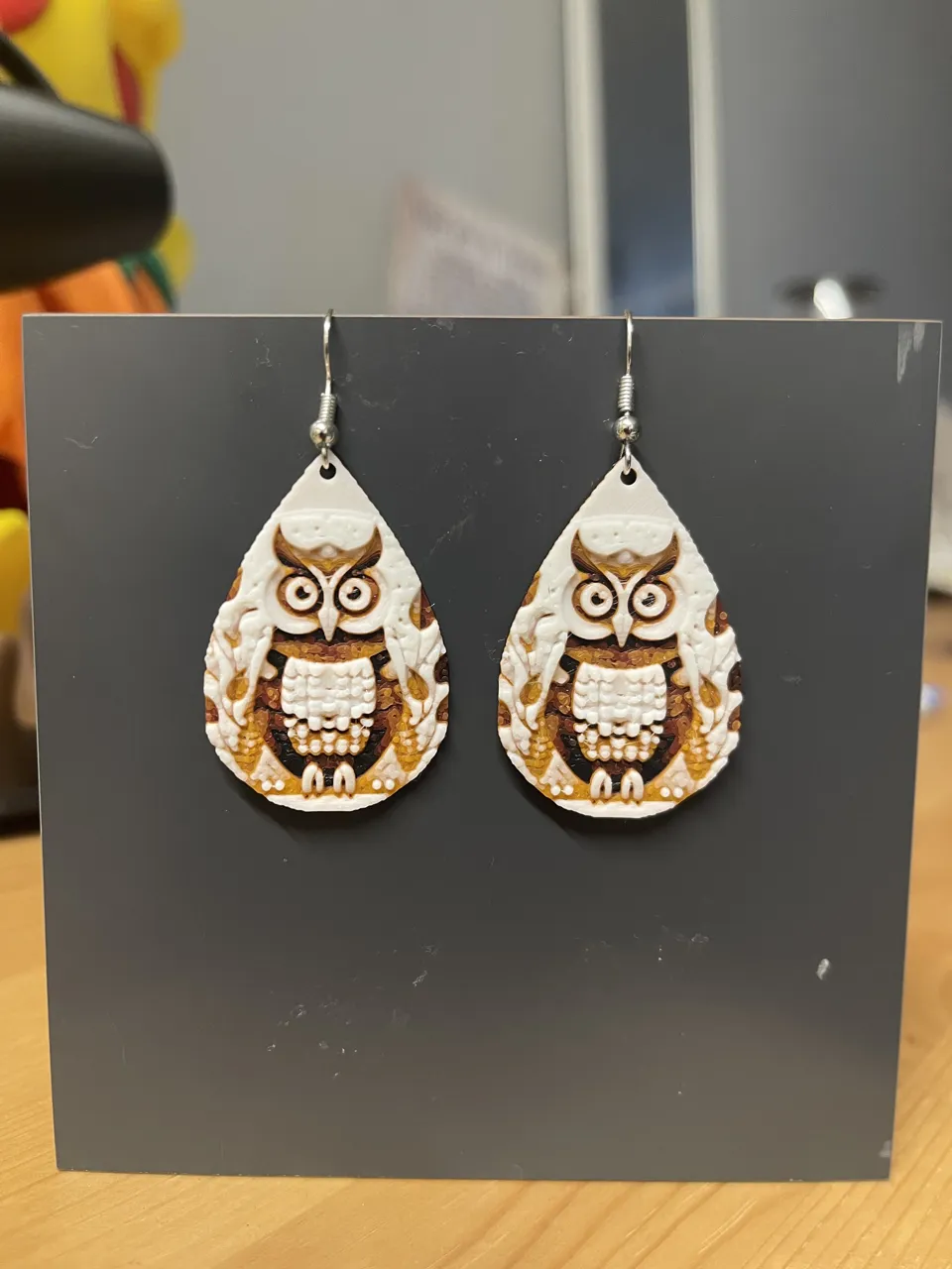 Owl Earrings view 2