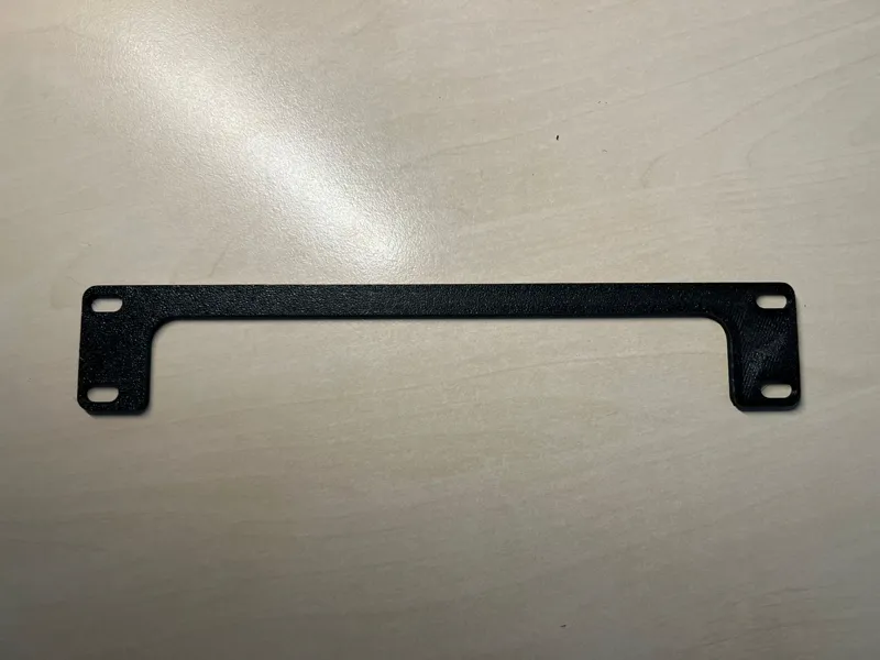 1U Half Open Panel - 10 Inch Rack