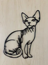 Silhouette de sphynx — photo 2