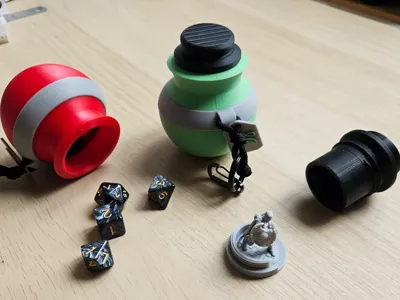 Potion mini vault and dice container