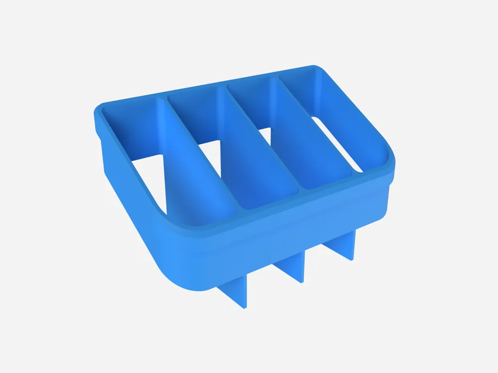 Modularised SKADIS Bin Lightweighted ECO-Line - Free 3D Print Model ...