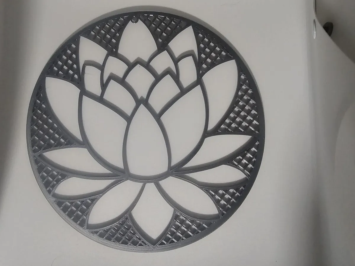 Lotus Flower Wall Art Decor Decoration Spring - Free 3D Print Model ...