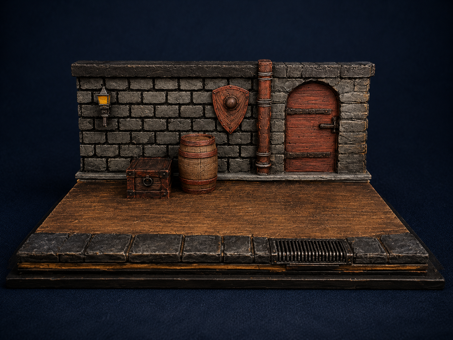 Suporte Miniatura estilo medieval (can be scaled)
