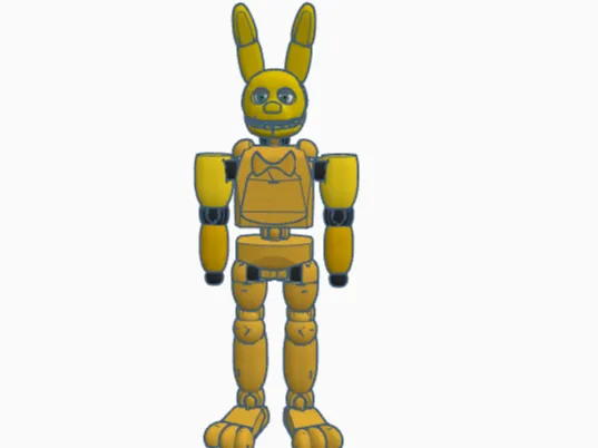 Springbonnie Actionfigur V2 – Kostenloses 3D-Druckmodell – MakerWorld