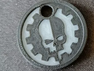 Adeptus Mechanicus shopping cart coin