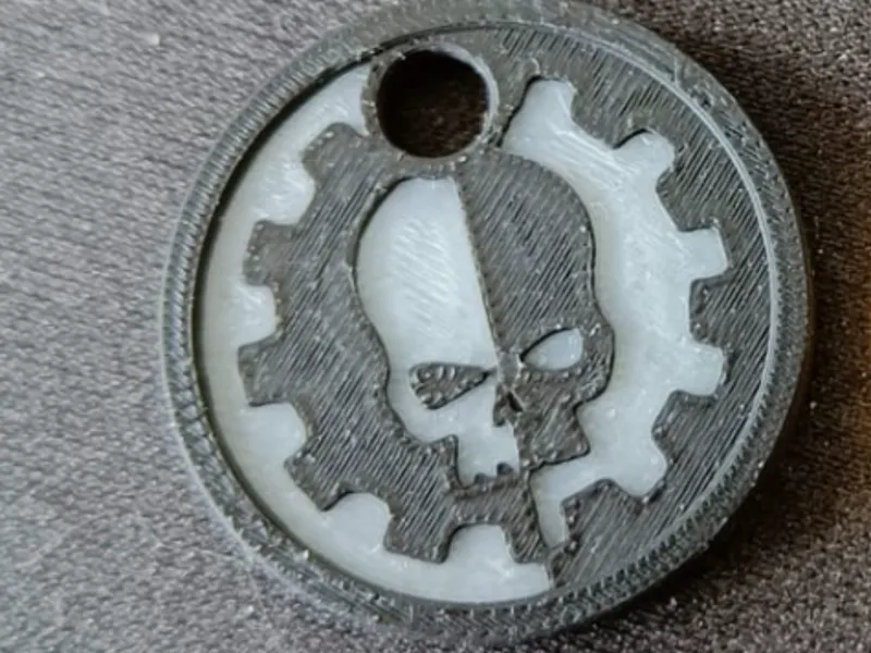 Adeptus Mechanicus shopping cart coin