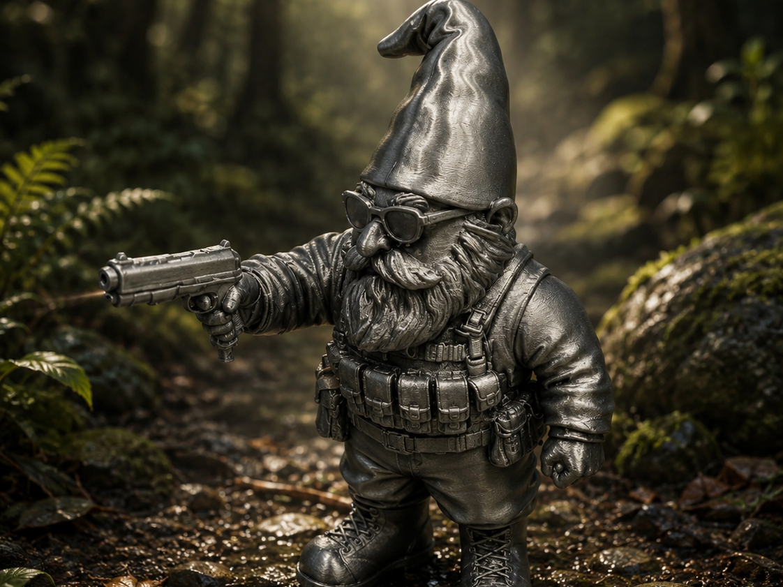 Tactical Pistol Gnome