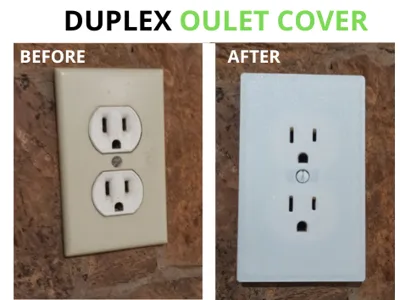 Duplex Oulet Cover Plate