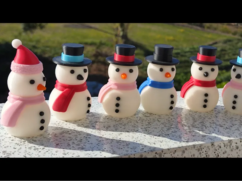 圣诞雪人（可动可拆卸可无需ASM可无需胶水）