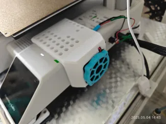 A1 mini主板散热4010风扇支架（带温控） V3