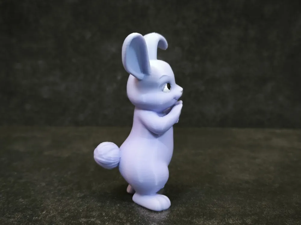 Little Heart Bunny - Free 3D Print Model - MakerWorld