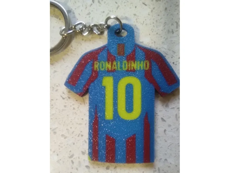 Llavero camiseta Ronaldinho Barça