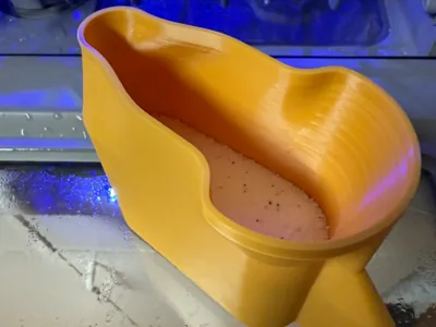 Powdered dish detergent pouring container