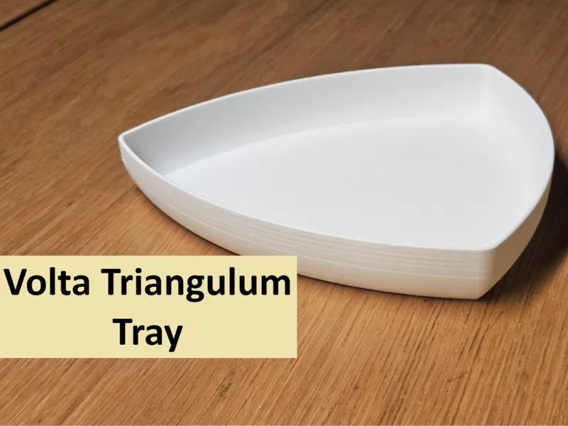 Volta Triangulum – Minimalist Triangular Tray