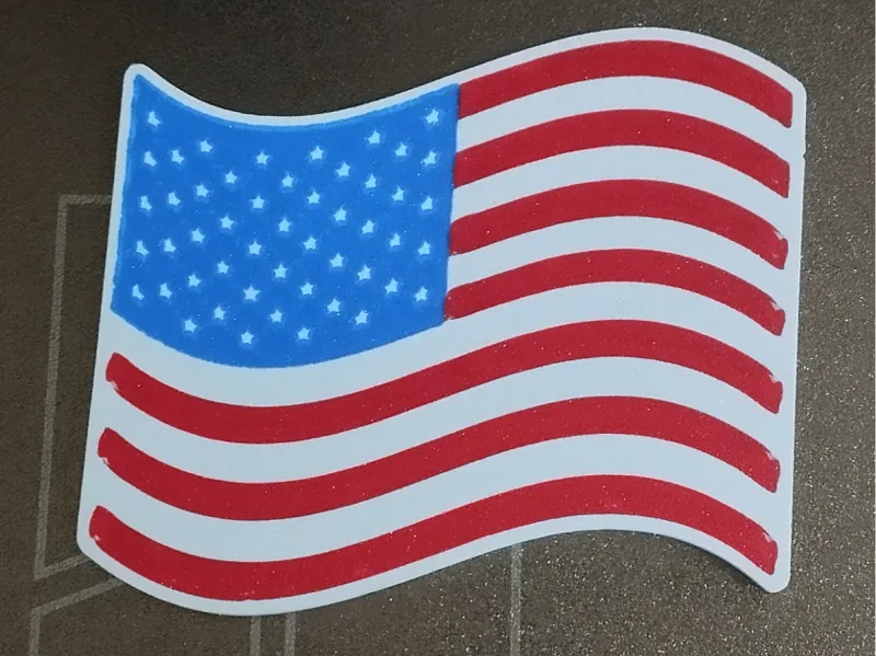 American flag  fridge magentic