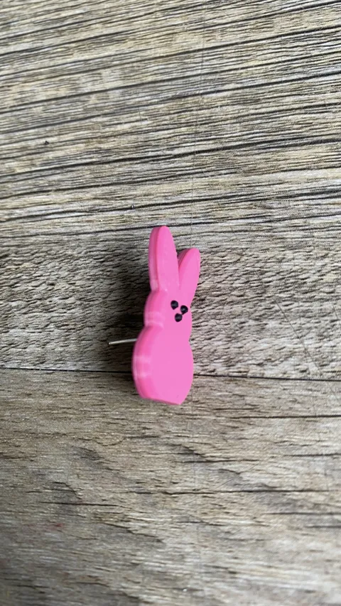 Easter Marshmallow Peeps Bunny Earring Plugmod view 2