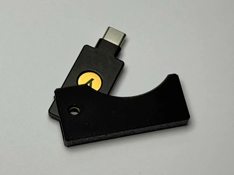 YubiKey 5 USB-C keychain case