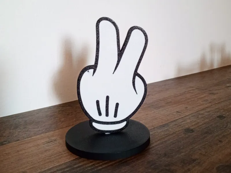 Mickey mouse hand stand