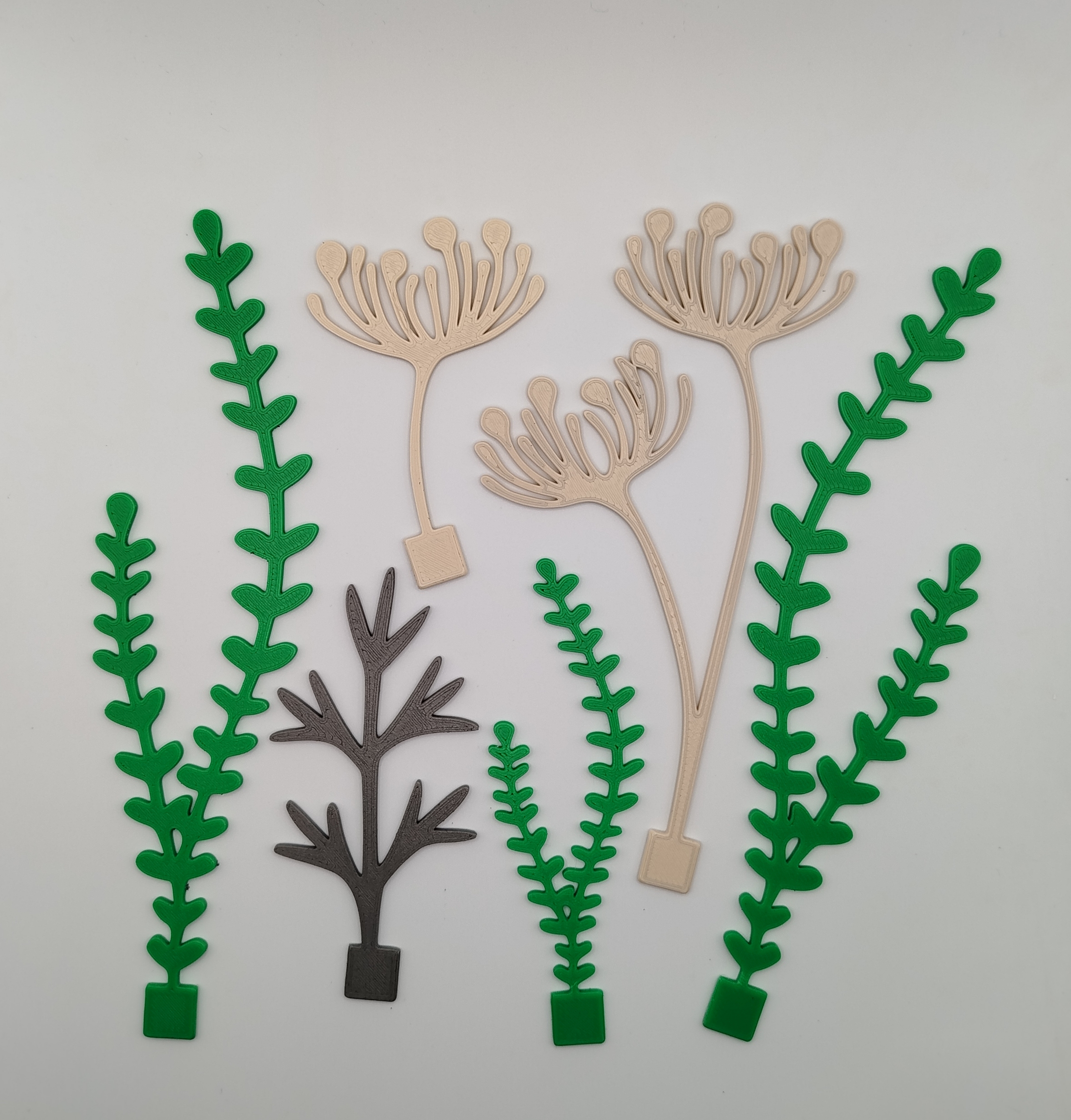 Miniatura 1 do modelo 3D Wilde Blumen im Topf