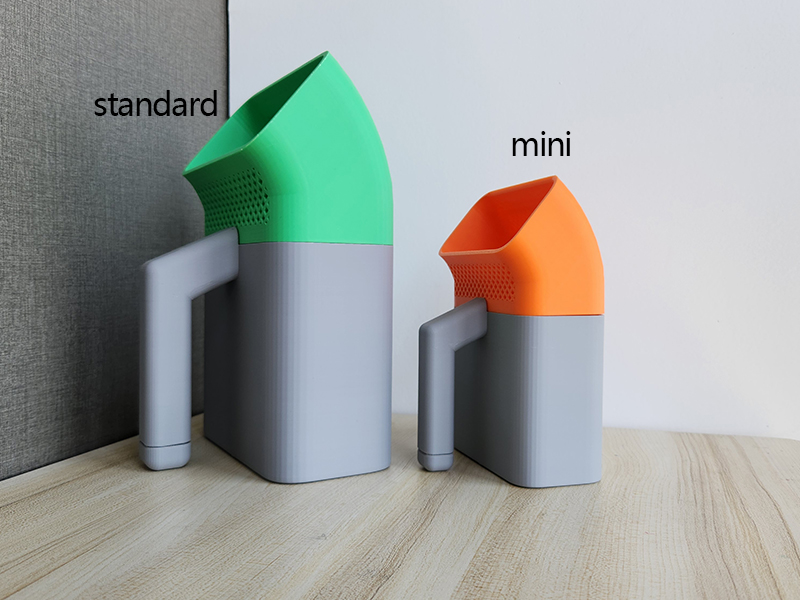 Miniatura 1 do modelo 3D 一体式可拆卸宠物猫砂铲 / 桌面垃圾桶 两用（可放入垃圾袋）
