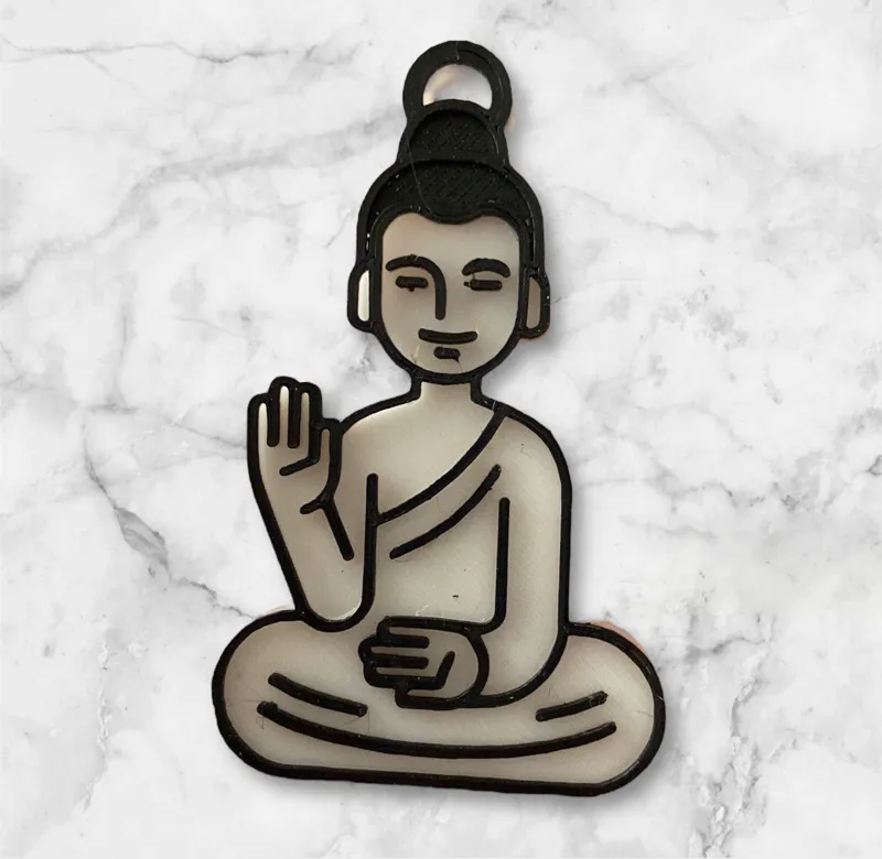 keychain buddha 