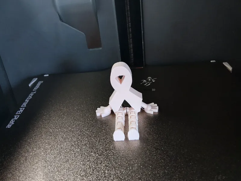Cancer Awareness Ribbon Buddy (no text)
