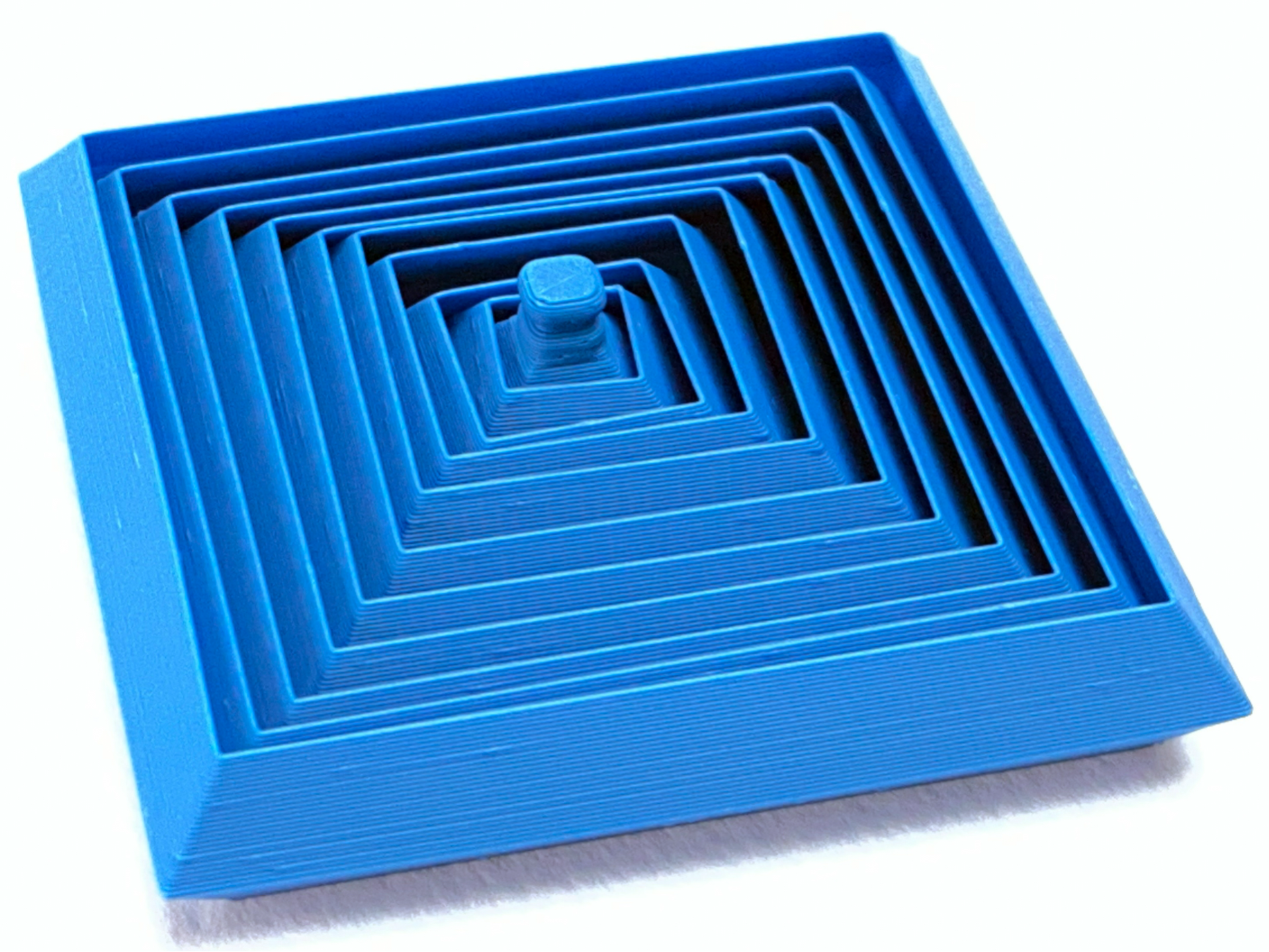 Small Square Fidget – Print in Place (10 Rings)