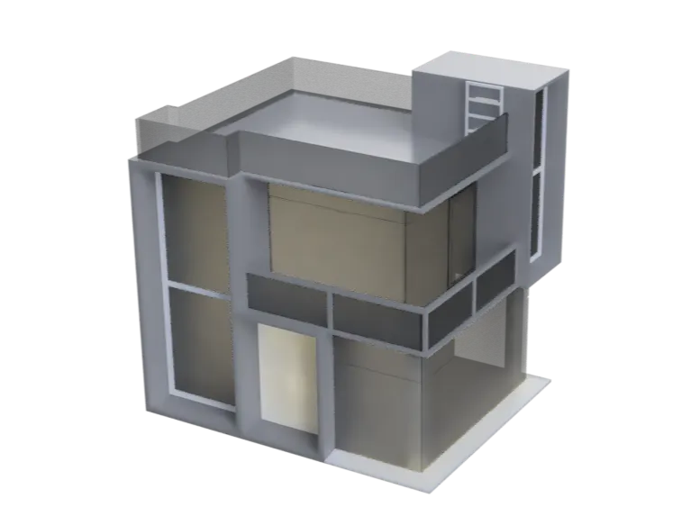 Modern Villa Architecture Model 现代别墅建筑模型