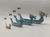 2g 15-minute miniature dragon boat 4x 20cm