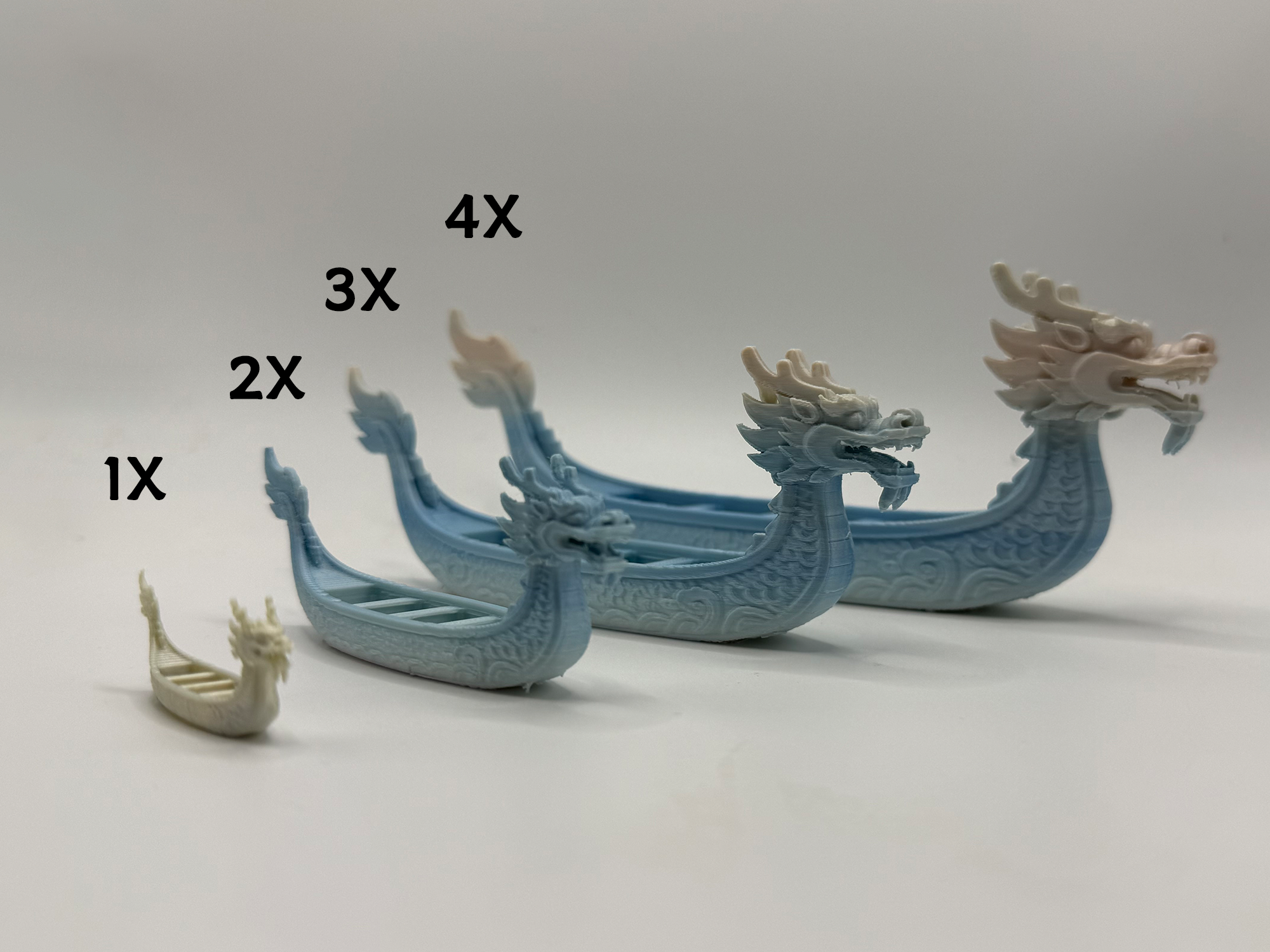 Miniatura 2 do modelo 3D 微型龙舟-可漂浮-2g15分钟