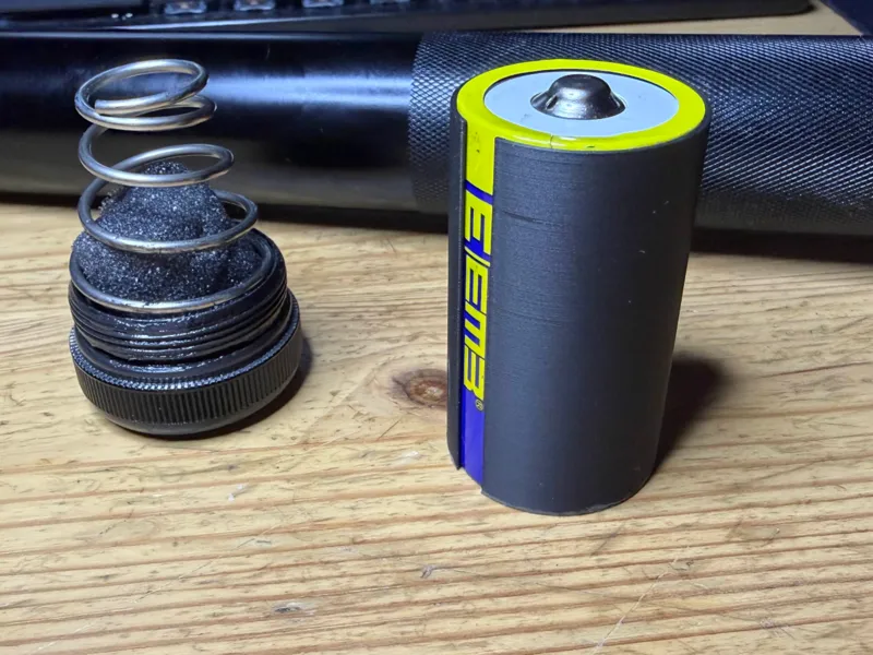 Maglite D-Cell Anti-Rattle Battery Spacer