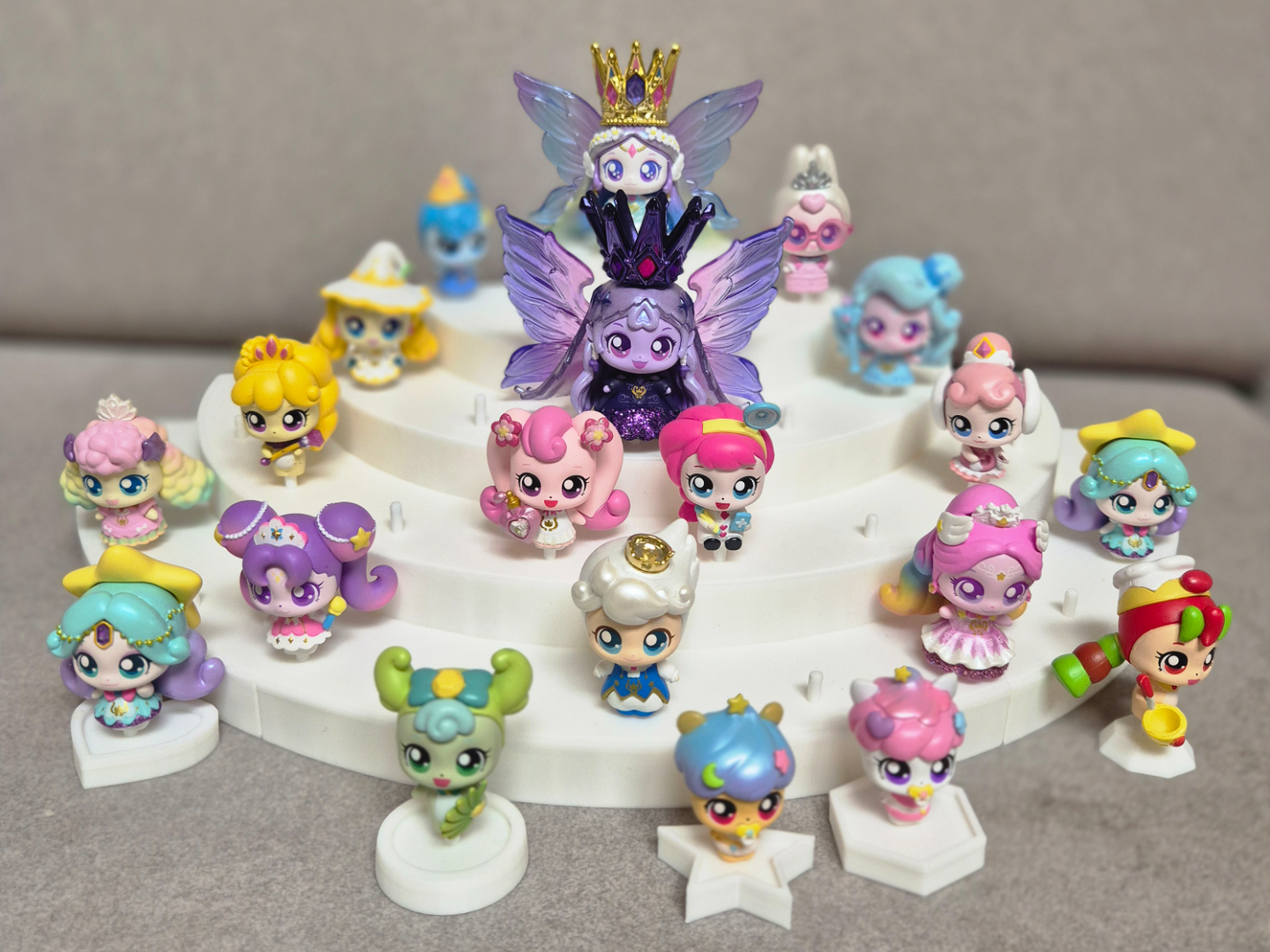 Teenieping Figure stand(2 3 4 5 6 level stand)