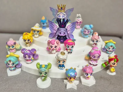 Teenieping Figure stand(2 3 4 5 6 level stand)