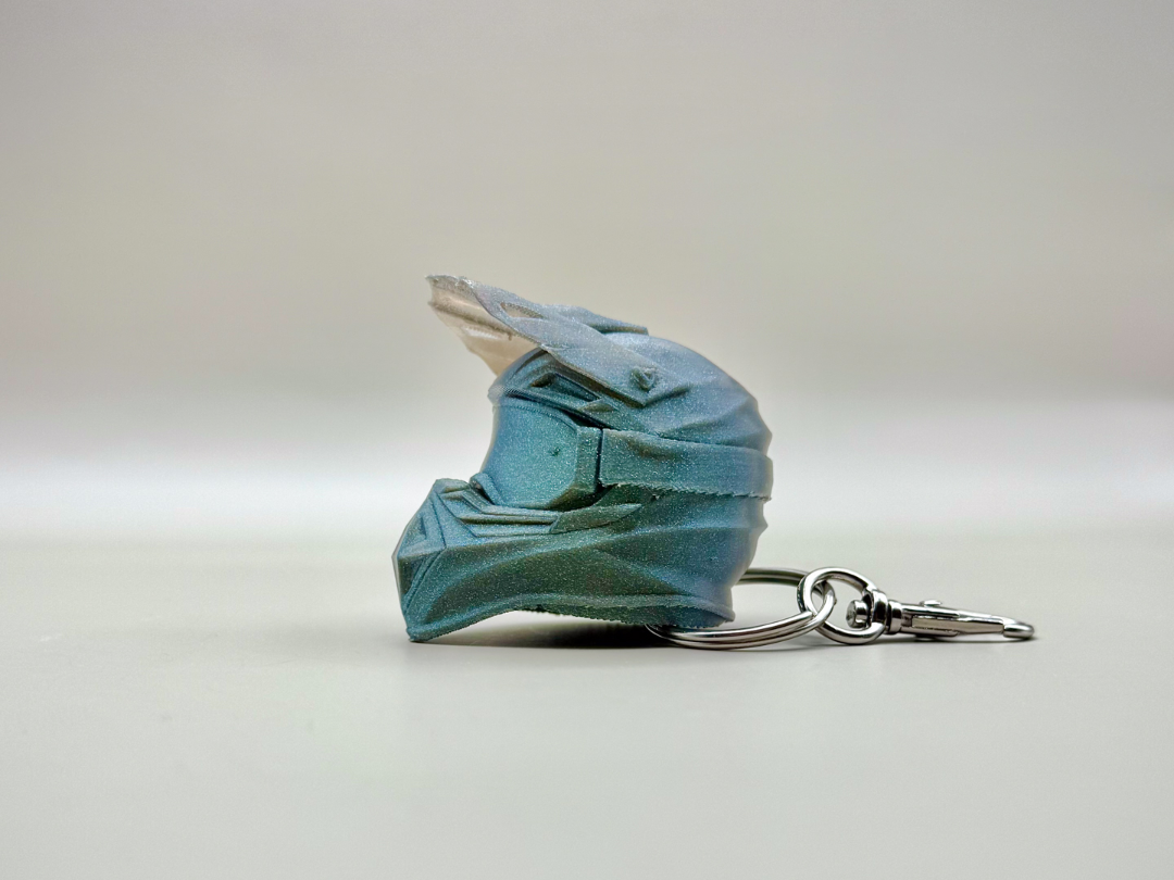 Motocross Helmet Keychain