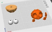 Parts 1plate 4color AMS 0.2mm layer, 2 walls, 10% infill